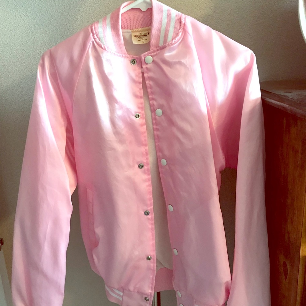 Pink satin lined jacket, like new
